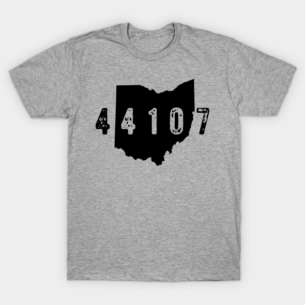 44107 Lakewood Ohio Ohio Zip Code 44107 TShirt TeePublic